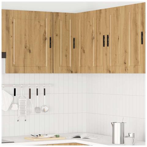 Pensile Da Cucina Ad Angolo Porto Rovere Artigianale Truciolato - Foto 3