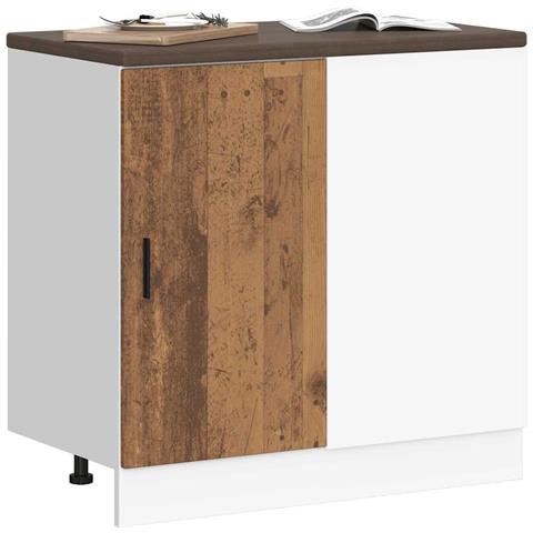 Mobile Base Lavello “Lyon” Legno Antico in Legno Multistrato - Foto 2