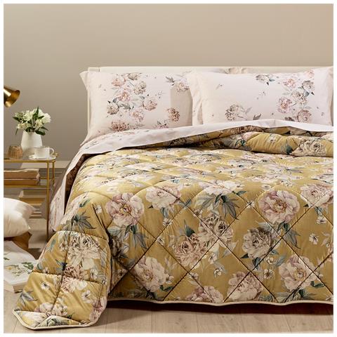 Trapunta Matrimoniale Modern Vanity In Velluto Colore Neutro Misura Matrimoniale - Foto 1