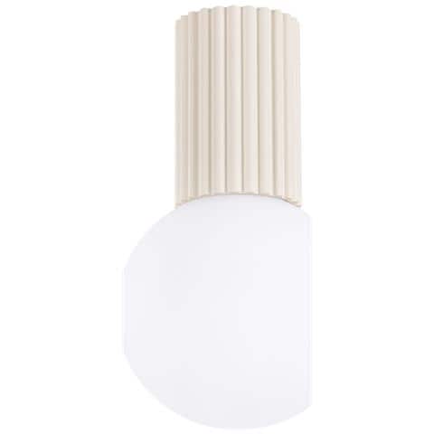 Lampada Da Soffitto Halo Beige Ip44 Sl. 1718 - Moderno Lampada Da Soffitto Beige 21x12x12 Cm - Foto 1