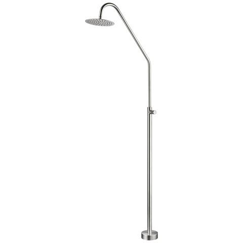 Doccia Da Esterno In Acciaio Inox 316 Imex Colorado Per Piscina O Giardino Design Elegante E Resistente Alla Corrosione Diffusore Orientabile Anticalcare Rubinetto Temporizzato - Foto 2