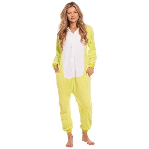 Pigiama Da Donna Tuta Kigurumi Onesie Costume Rana Verde 165-175 Cm L - Foto 8