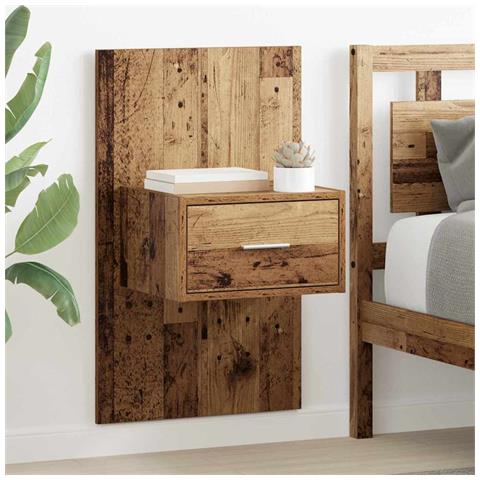 Armadietto per letto 2 pcs Legno vecchio 48.5 x 32.5 x 80 cm - Foto 2