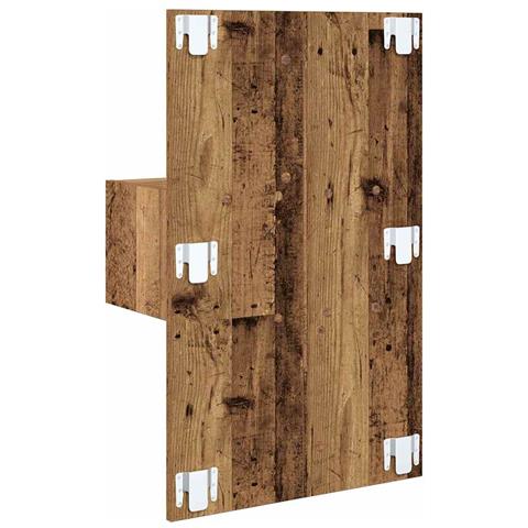 Armadietto per letto 2 pcs Legno vecchio 48.5 x 32.5 x 80 cm - Foto 9