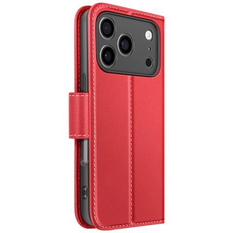 Custodia A Portafoglio Per Iphone 17 Pro In Pelle Premium Con Funzione Stand - Foto 1