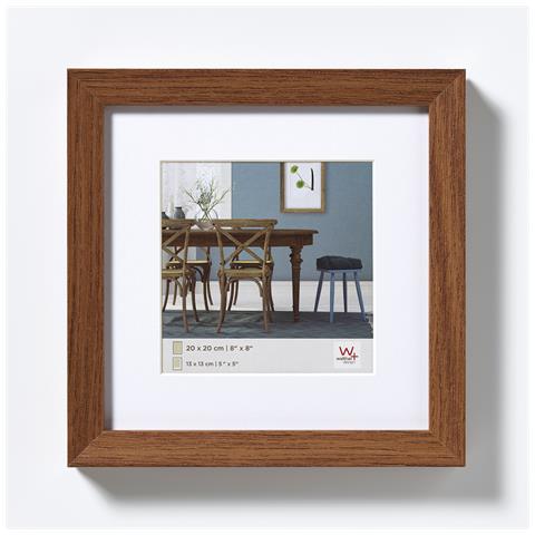 Fiorito Struttura In Legno 30x30 Cm, Quercia Scura - Foto 1