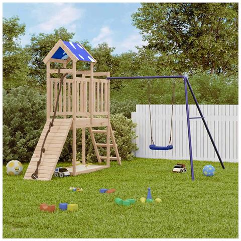 Set da Gioco da Esterno in Legno Massello di Pino - Foto 2