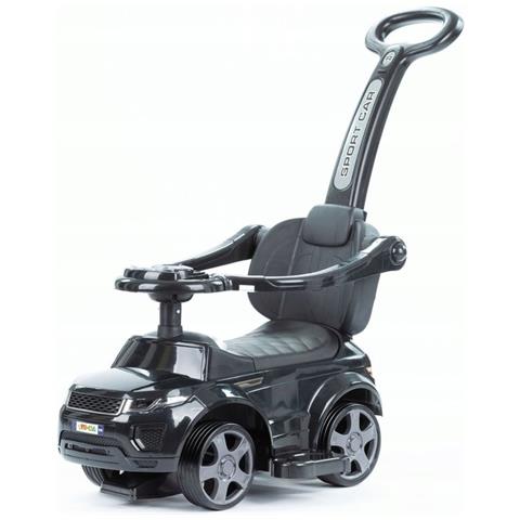 Cavalcabile spingi 3in1 auto per bambini grande auto clacson musica nera - Foto 1
