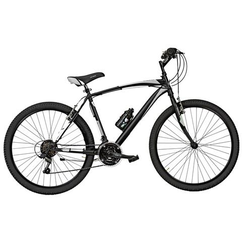 Bici Da Uomo Mountain Bike Misura 26 Bicicletta Mtb Nevada Nv26 Cambio 18v - 45 Nero Argento Opaco - Foto 1