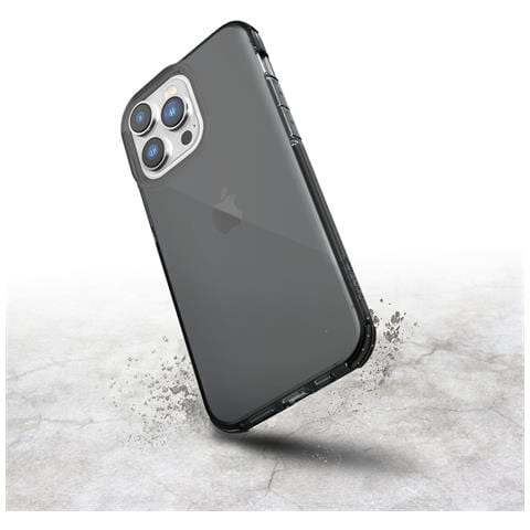 Raptic X-doria Custodia Trasparente Per Iphone 14 Pro, Cover Rinforzata Grigia - Foto 2