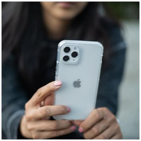 Raptic X-doria Custodia Trasparente Per Iphone 14 Pro, Cover Rinforzata Grigia - Foto 4
