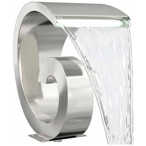 Cascata da Piscina con Luce LED Acciaio Inox 304 - Foto 1