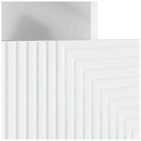 Mobile TV LED Bianco Lucido Legno ingegnerizzato - Foto 9