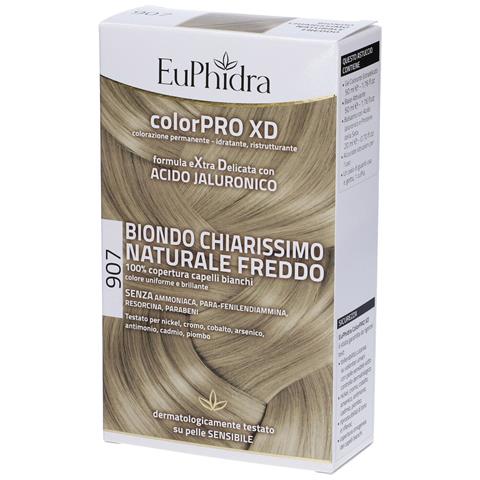 Colorpro Xd 907 Biondo Chiaro Mogano Naturale F Colore + Attivante + Balsamo + Cuffia + Guanti - Foto 1