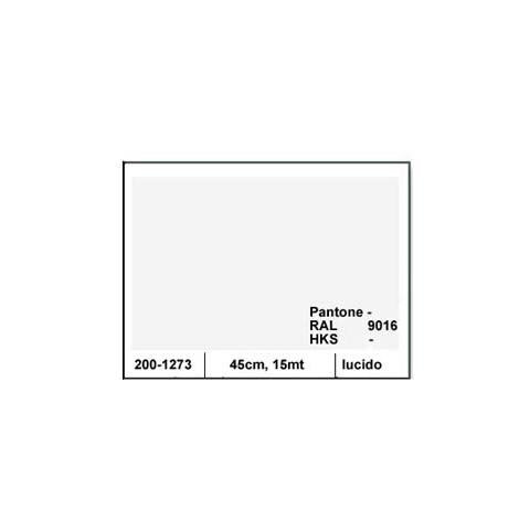 plastica adesiva dc-fix 45cm x 15mt bianco 127 lucido - Foto 1