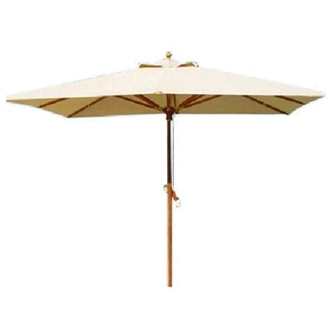 Ombrellone da giardino in legno palo centrale cm 300x300 - Foto 1