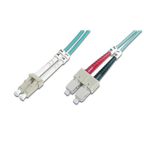 Cavo Fibra Ottica Lc A Sc Multimode Duplex 50/125 Mt. 3 Om3 - Foto 1