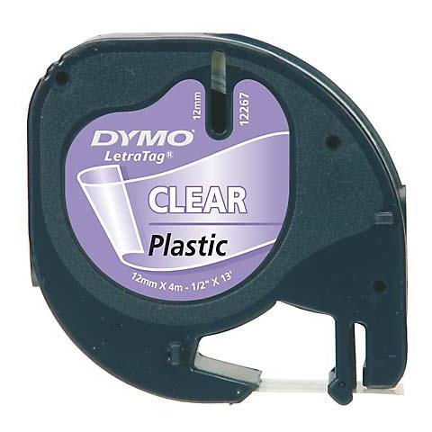 Cassetta Nastro per Etichettare Modello 16951 Formato 12 x 4 mm Trasparente e Nera - Foto 1