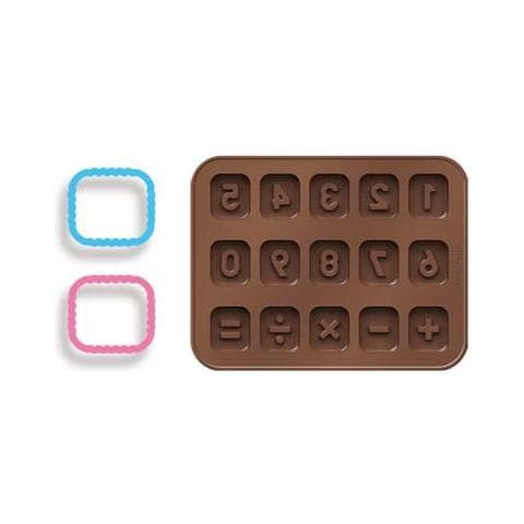 Stampo x cioccolatini c / tagliabiscotti numeri delicia kids - Foto 1