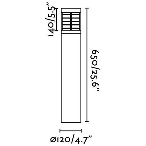 Faro 70768 - Giza Led Lampada Paletti Grigio Scuro - Foto 9
