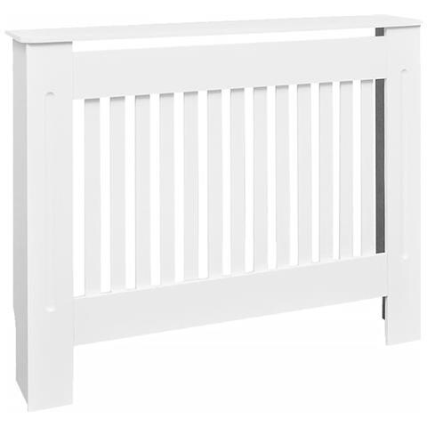 Armadietto Copritermosifone in MDF Bianco 112 cm - Foto 1