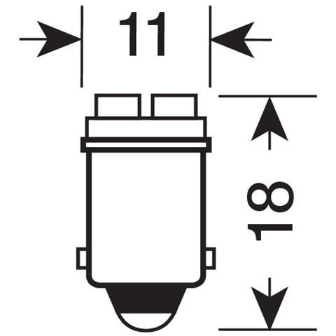 Cp. Hyper-micro-led Ba9s2smd (4chips) - Blu - Foto 6