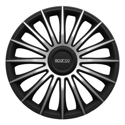 Spc1493bksv Copricerchi, Silver, 14"", Set Di 4 - Foto 1