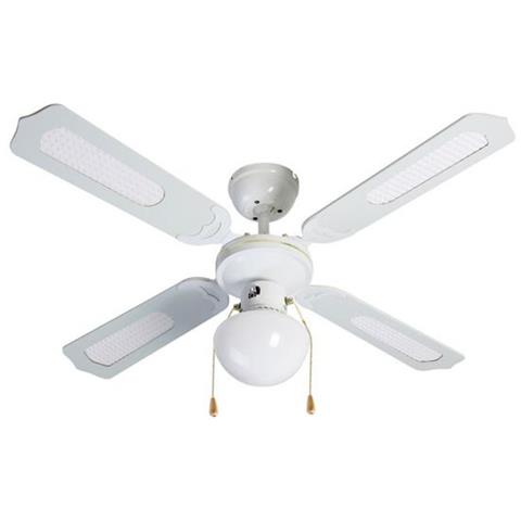 Ventilatore Da Soffitto Con Luce Vt-classic-105b 50w Bianco S0403183 - Foto 1