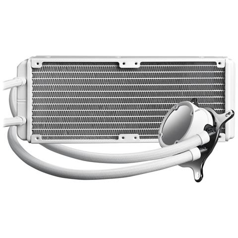 Dissipatore CPU a Liquido ROG Strix LC 240 RGB White Edition per Socket Intel LGA 1150/1151/1155/1156/1366/2011/2011-v3/2066 e Socket AMD AM4/TR4 - Foto 2