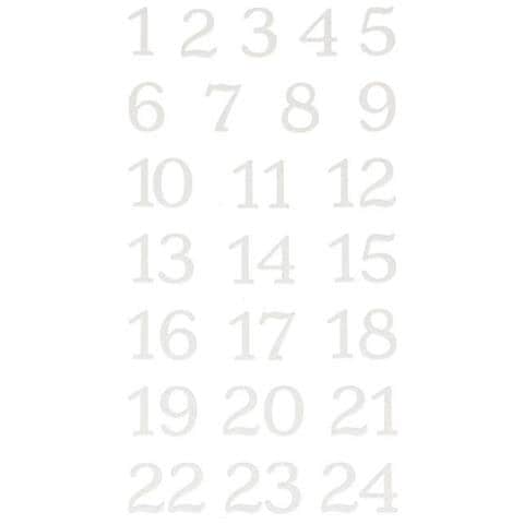 24 Adesivi Floccati Figure - Misty Winter - Foto 2