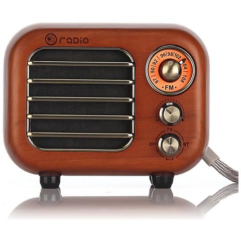 Altoparlante Bluetooth Mini Design Retrò E Radio Fm R918-a / c - Foto 1