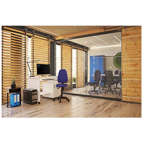 Sedia Girevole Da Ufficio ""point 177,80 Cm (70""), Rivestimento In Tessuto: Blu Royal Meccanismo Di Contatto Permanente Comfort Per La Regolazione Dello Schienale (8170 G26) - Foto 2