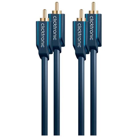 Casual Series Click C - Audiokabel - Rca X 2 (m) Bis Rca X 2 (m) - 50 Cm - Doppelt Abgeschirmtes Koaxialkabel - Foto 7