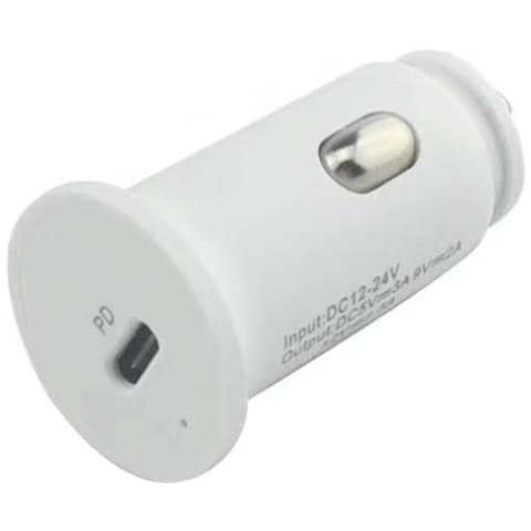 Caricabatteria Da Auto Usb-c Pd Da 20w Bianco - Foto 1