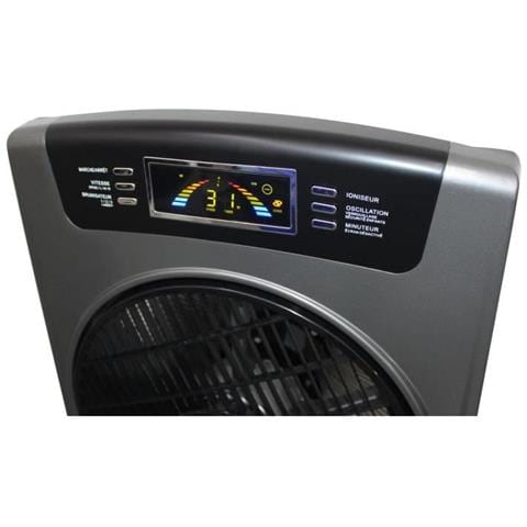 Ventilatore Multifunzione 4 in1 Nebulizzazione / Purificazione / Umidificazione Serbatio 2.5 litri Oscilazzione / Programmazione Colore Nero / Grigio - Foto 2