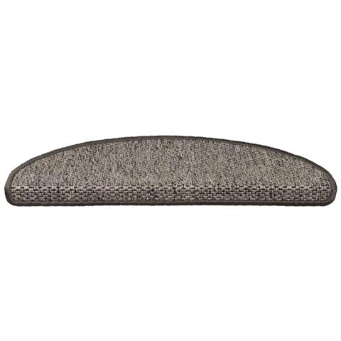 Tappeti Adesivi per Scale Sisal 15pz 65x21x4cm Beige Marrone - Foto 8