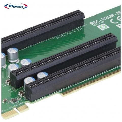 Rsc-r2uw-2e8e16+, Pcie, Pcie, Altezza Intera, Pcie 3.0, Nero, Verde - Foto 2