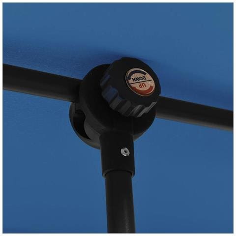 Ombrellone da Giardino con Palo in Alluminio 2x1,5 m Azzurro - Foto 10