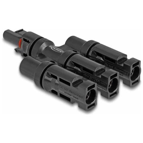 60025 Adattatore Per Inversione Del Genere Dei Cavi 1 X Dl4 3 X Dl4 Nero - Foto 1