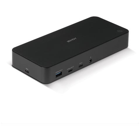 43366 replicatore di porte e docking station per laptop USB 3.2 Gen 2 (3.1 Gen 2) Type-C Nero - Foto 1