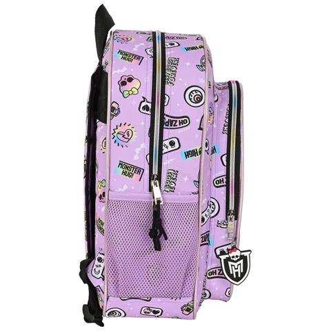 Zaino Scuola Monster High Best Boos Lilla 32 X 38 X 12 Cm - Foto 2