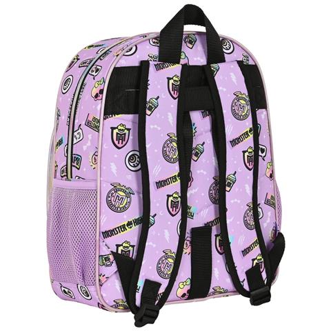 Zaino Scuola Monster High Best Boos Lilla 32 X 38 X 12 Cm - Foto 3