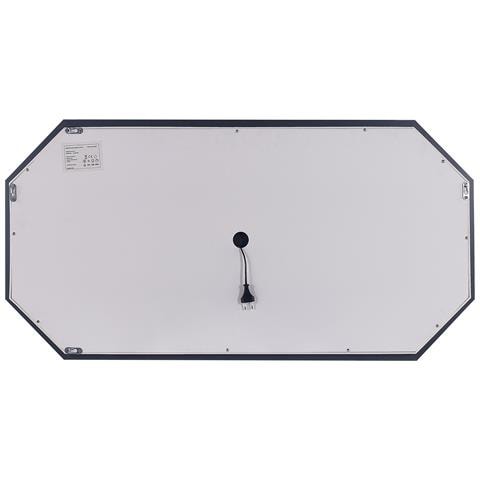 Specchio Da Bagno Con Luce Led Locmariaquer 120 Cm 60 Cm Argento - Foto 5