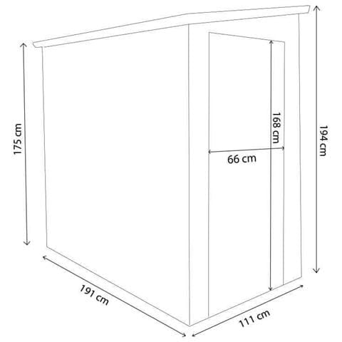 Casetta Cottage Addossata Da Giardino Porta Attrezzi In Resina Effetto Legno Monterosa Grigio Chiaro - Foto 3