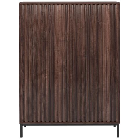 Celine Credenza A 2 Ante In Agglomerato Di Noce - Foto 2