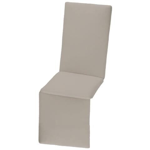 Materassino Cuscino Per Lettino Sole Spiaggia Con Poggiapiedi Sdraio Piscina Garden Materassino Tortora Tu - Foto 1