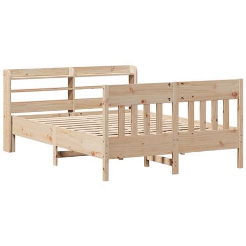 Letto Senza Materasso 120x190 Cm In Legno Massello Di Pino - Foto 3