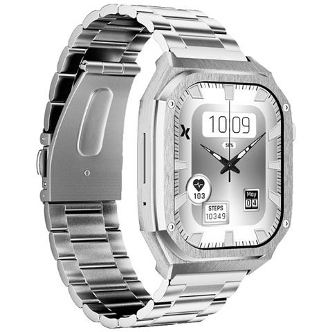 Smartwatch FW65 Iron Pro Impermeabilità 1,95" AMOLED 41 mm Digitale Colore Argento Europa - Foto 4