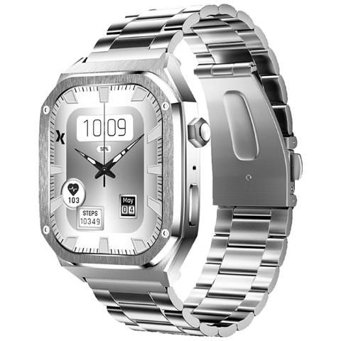 Smartwatch FW65 Iron Pro Impermeabilità 1,95" AMOLED 41 mm Digitale Colore Argento Europa - Foto 1