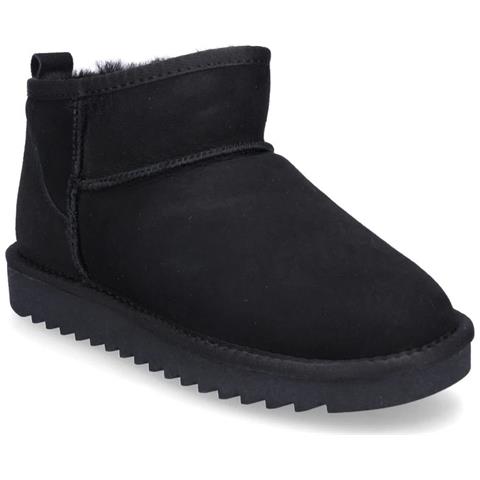 Alaska Booties Black Stivaletti Pelle Scamosciata /nabuk Scarpe Donna Nero Eu 38, 12-29944-01 - Foto 1